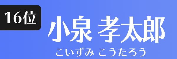 小泉 孝太郎