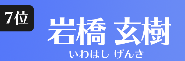 岩橋 玄樹