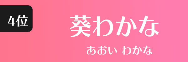わかな　あおい