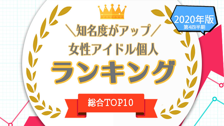 知名度がアップした女性アイドル個人
