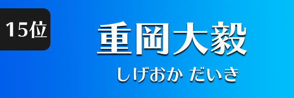 重岡大毅