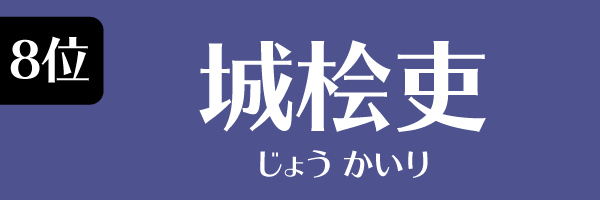 8位 城桧吏