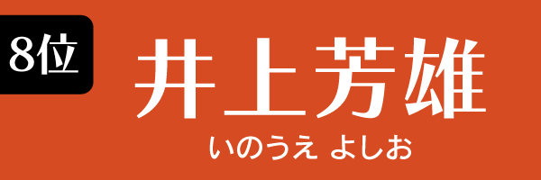 8位：井上芳雄