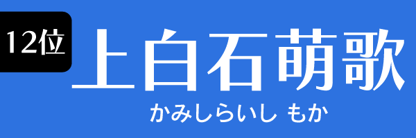 12位：上白石萌歌